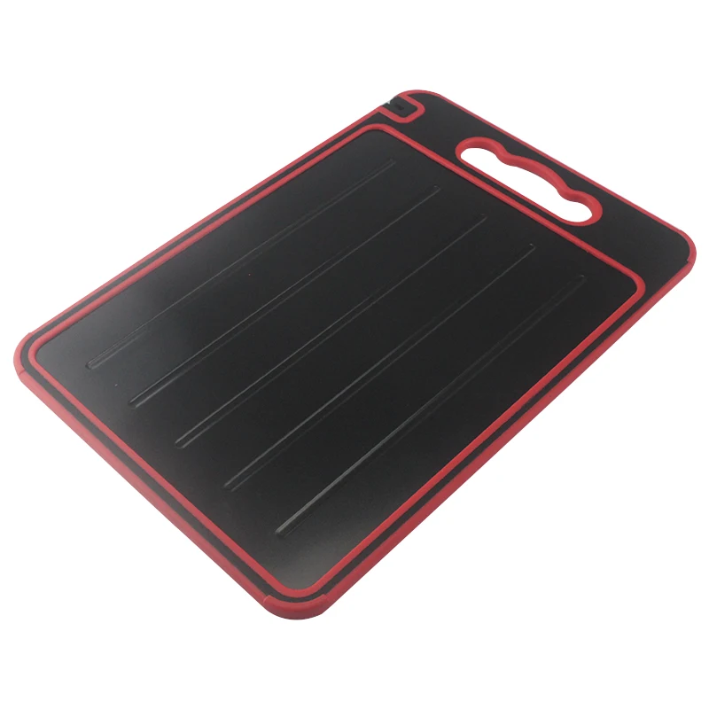 Multi function Aluminum Metal Nonstick Coating 4 in 1 Defrosting Tray Thawing Cutting Board for Frozen Meat