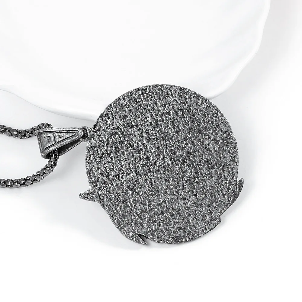 Hot Sale Pendant Wizard Witcher 3 Medallion Pendant Necklace The Wolf Head Necklace U Pick Color Halloween Necklace & Pendants