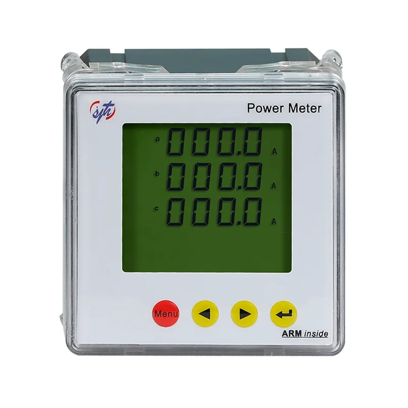 High performance Multifunctional Intelligent Ac Three-Phase Ammeter Lcd Smart Ac Three-Phase Ammeter