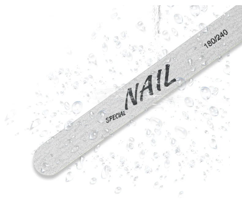 Zebra Nail File 100/180 180/240 Grit Cheap Disposable Wooden Nail File