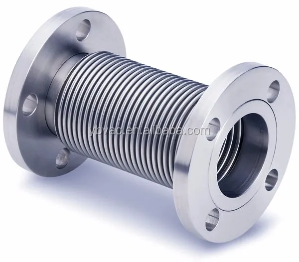 ISO-F80*200mm stainless steel bellows ,SUS304 metal vacuum hoses ,hose assembly