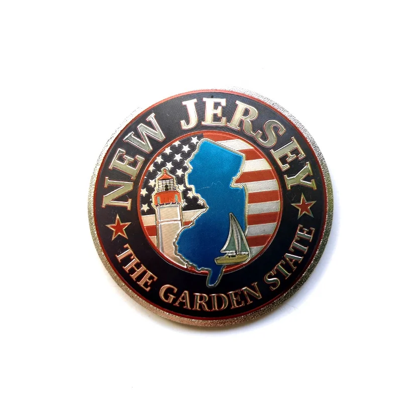 Factory Customized 3d Souvenir Aluminum Foil Tourist Souvenir Fridge Magnet