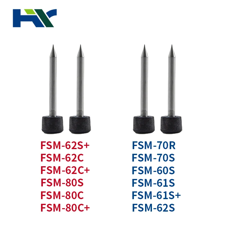
high quality FSM 60s 61s 62s 62c 70r 70s 80s 80c electrodes fusion splicer electrodes made in Japan 