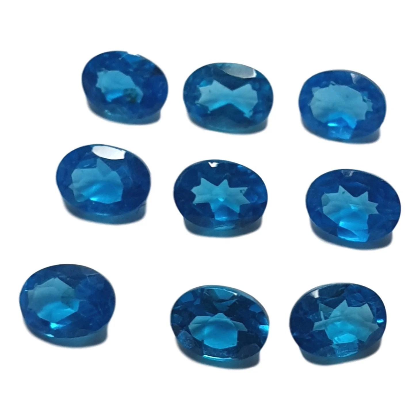 Natural Neon Blue Apatite Gemstone All Shapes And Sizes Cut On Custom Orders In Wholesale Prices In all Other Types Of Natural G