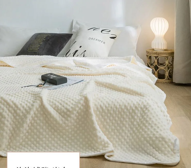 
Doudou Blanket Comfort Super Soft Baby Blanket With Dot Wrap Stroller Blanket Infant Quilt Warm For Kids 