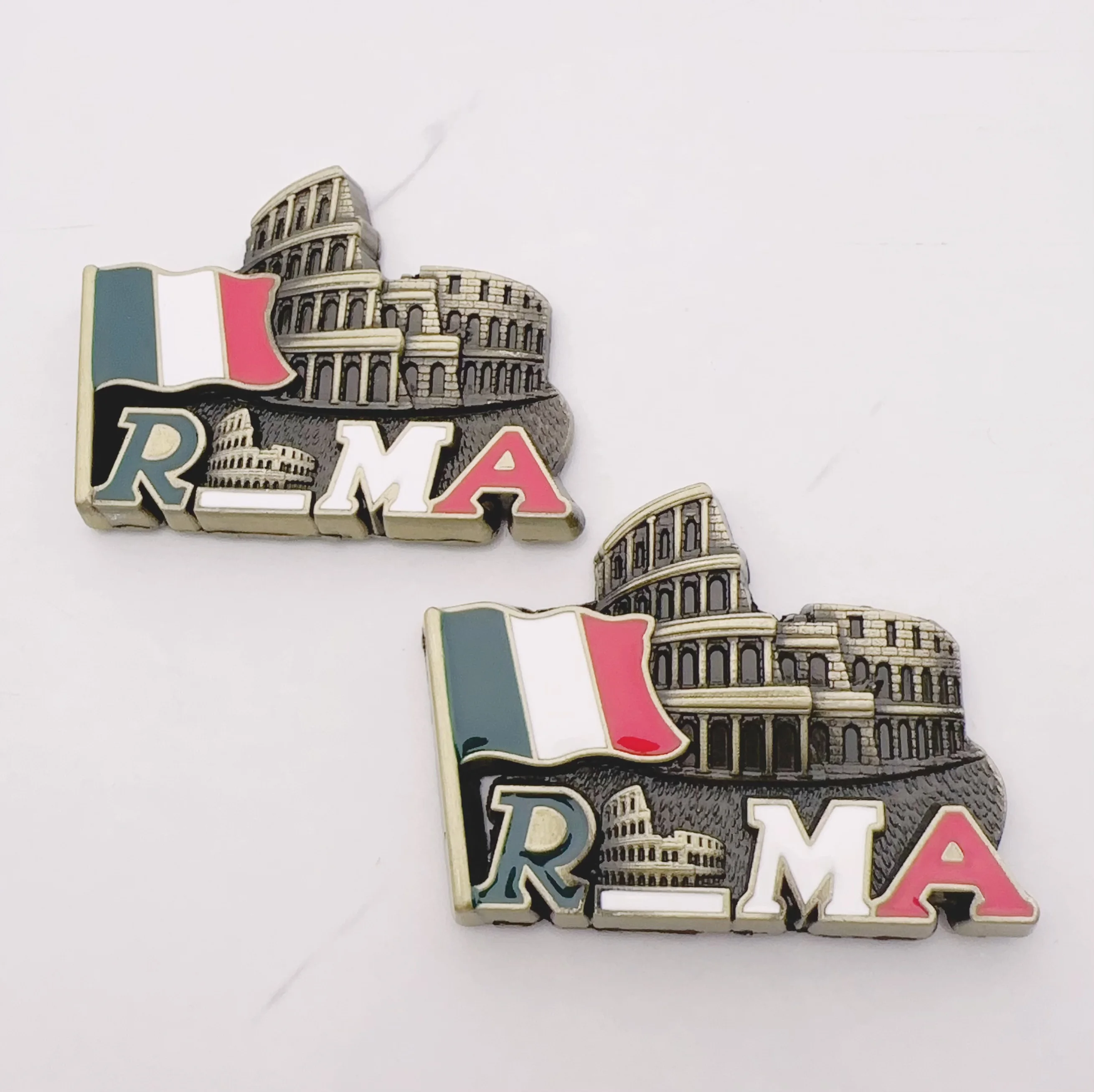 Custom Logo 3D Berlin Vietnam Shape Fridge Magnets Tourist Souvenir Metal Magnet Promotional Refrigerator Magnets Manufactured