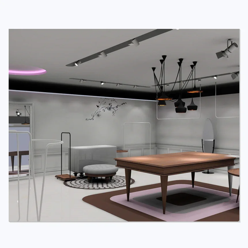 Clothes Shop Interior Design For Ladies Garment Display
