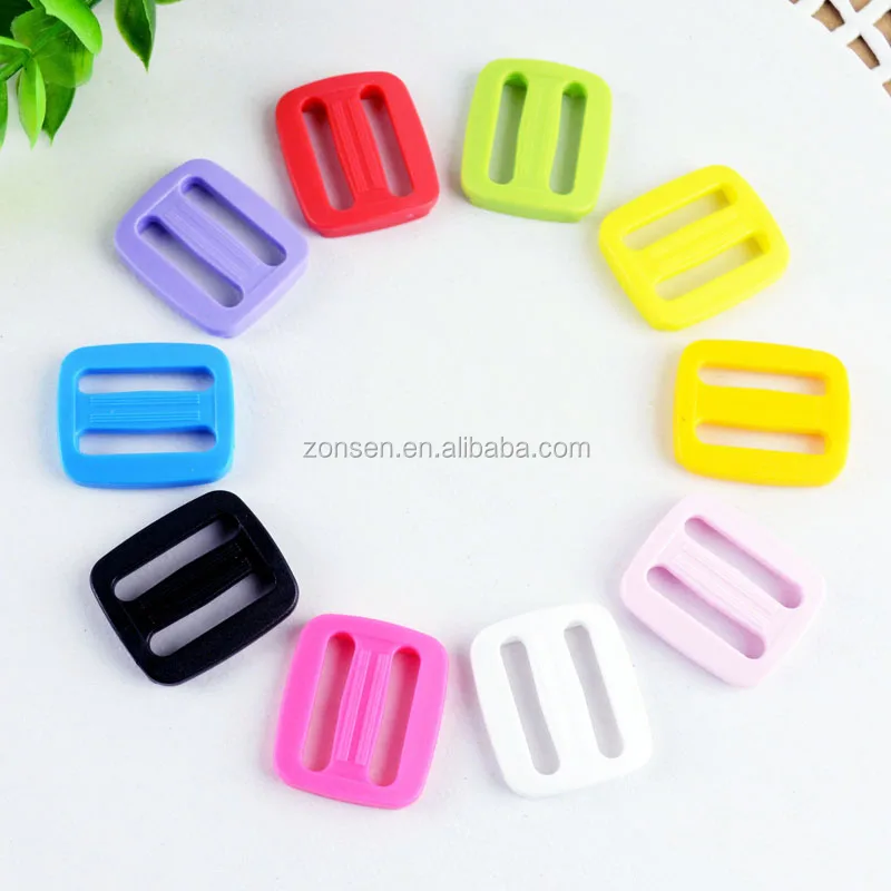High Quality 20MM KAM Plastic Slide Buckle Adjustable Tri-glide Strap Buckle 20 Colors In Stock