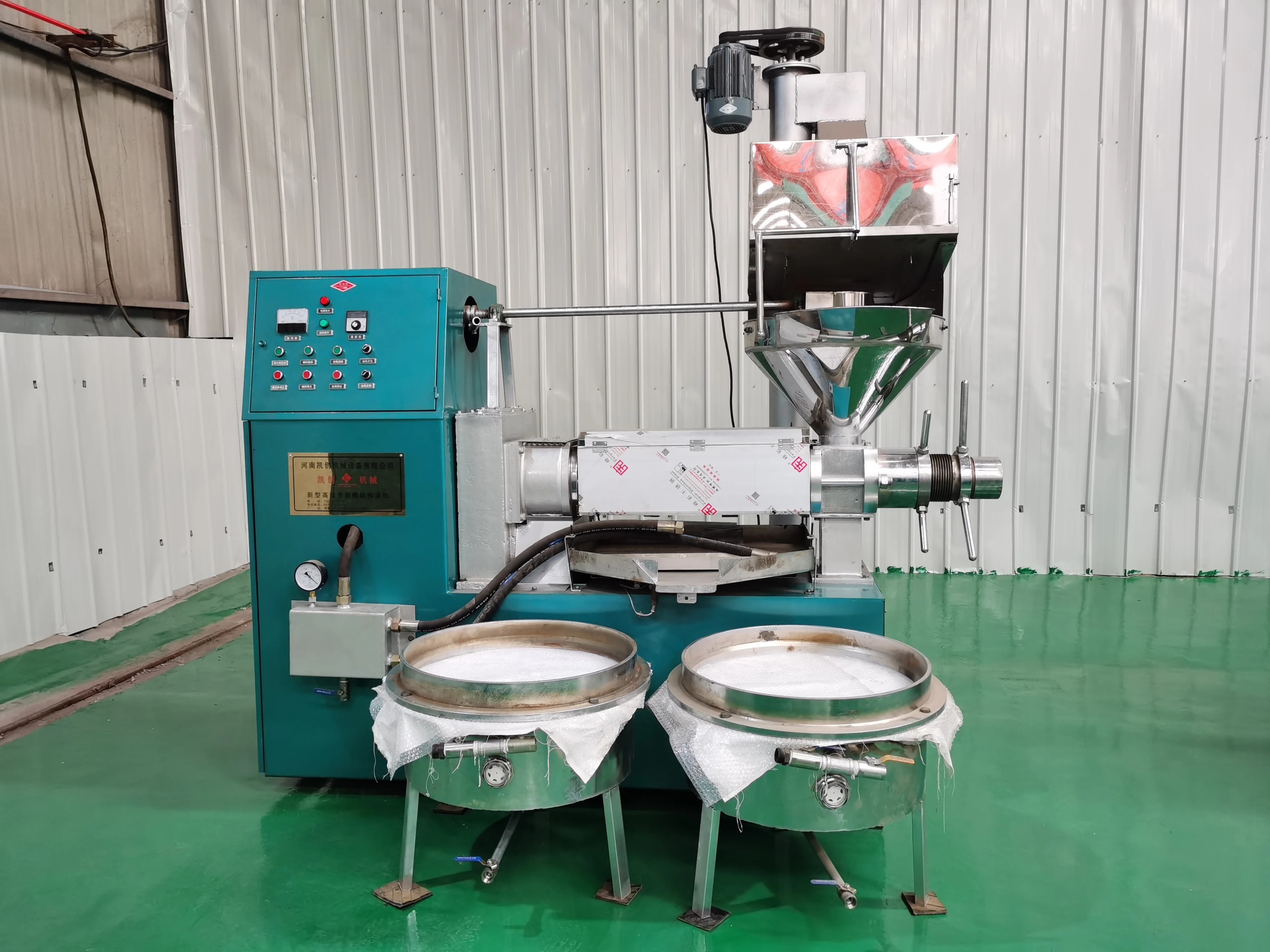 100-200kg/h Sunflower Oil Expeller Machine Edible Oil Press  Machine Peanut Oil Pressing Machine