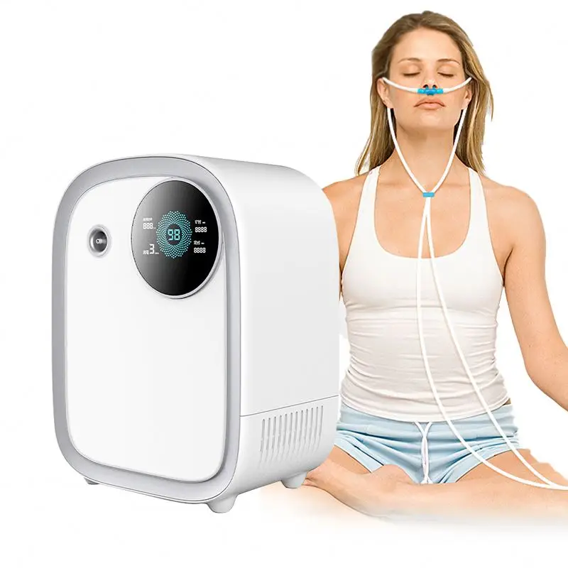 1lMedical equipment device inhalation machine high purity compressor veterinary  portable oxygen concentrator