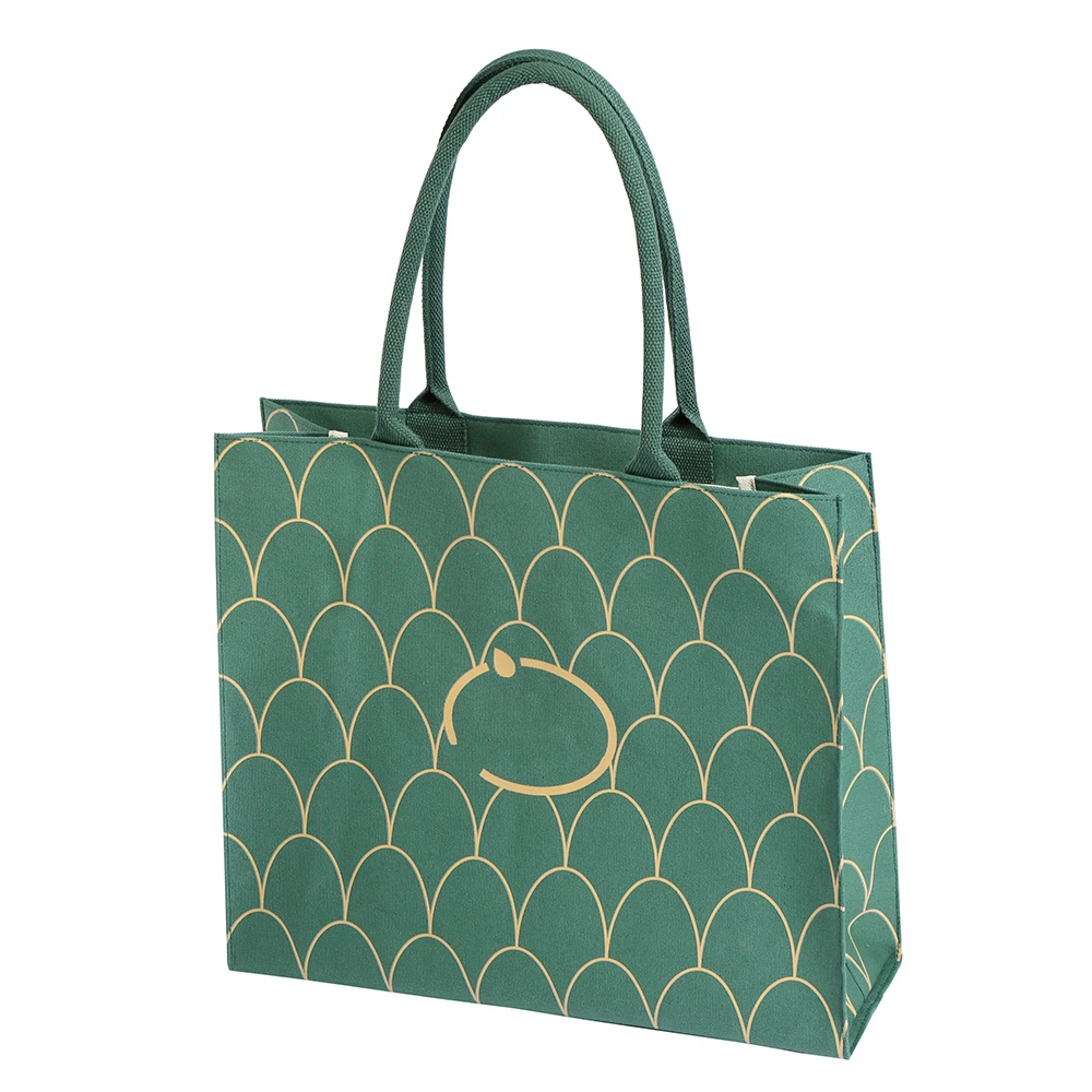 Wholesale Cheap Reusable Shopping Bags Plain White Blank Cotton Canvas Tote Bag