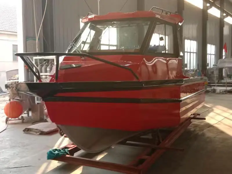 Chinese 6.25m Factory Sale Sport Fishing Bait Boat 6.25m Aluminum Motor Yacht for Fishing