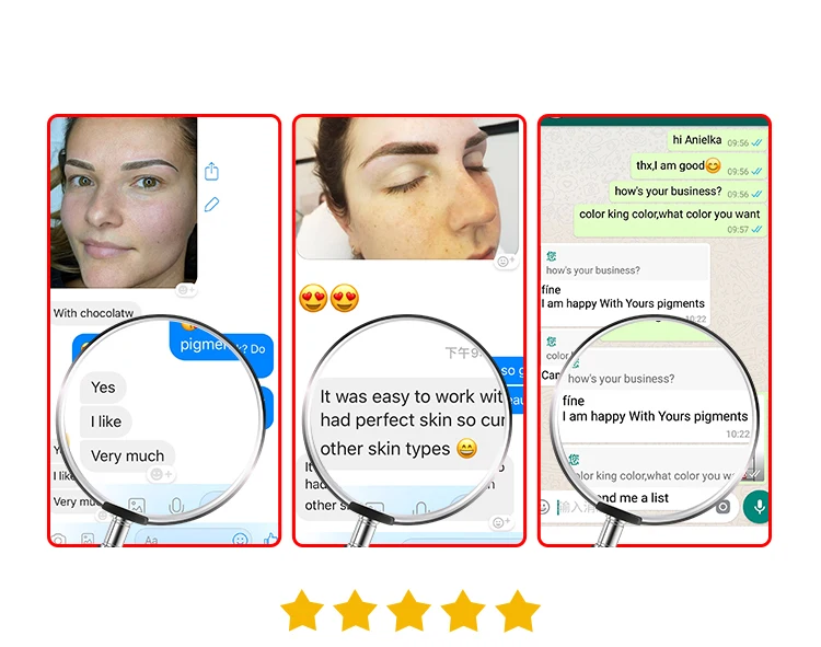 NaturalessOEM ODM Good color retention High-end For Eyebrows Eyes Lips High Quality smp Plant other body art Tattoo Ink