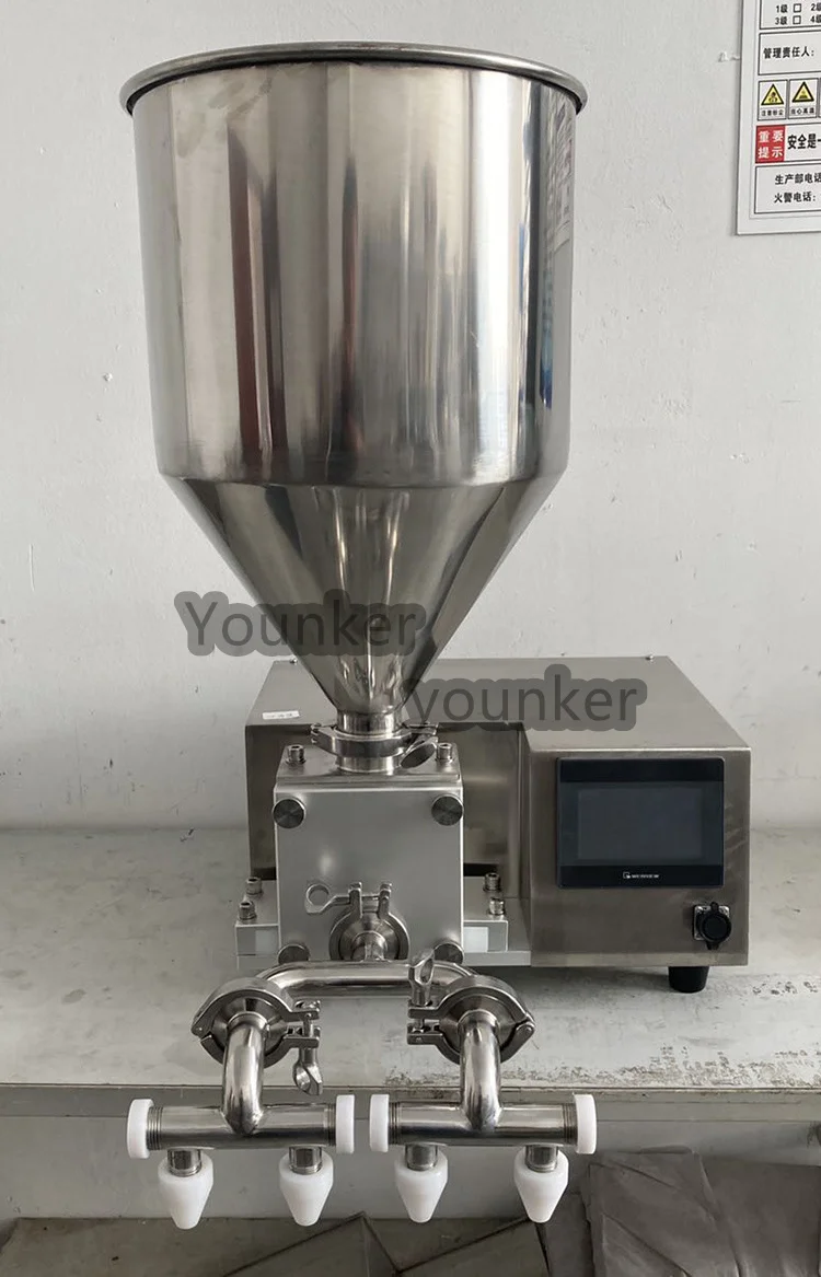 High Quality Chocolate Liquid Cheese Jam Butter Puff Cream Stuffing Cake Injecting Filling Decorating Machine
