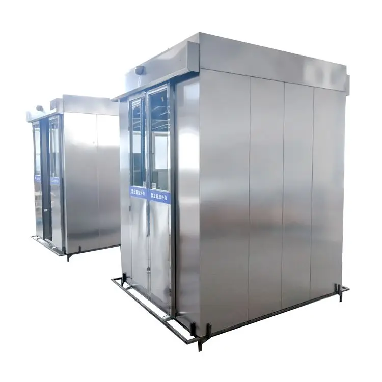 High quality clean room air shower laboratory dust-free factory uses stainless steel air shower tunnel