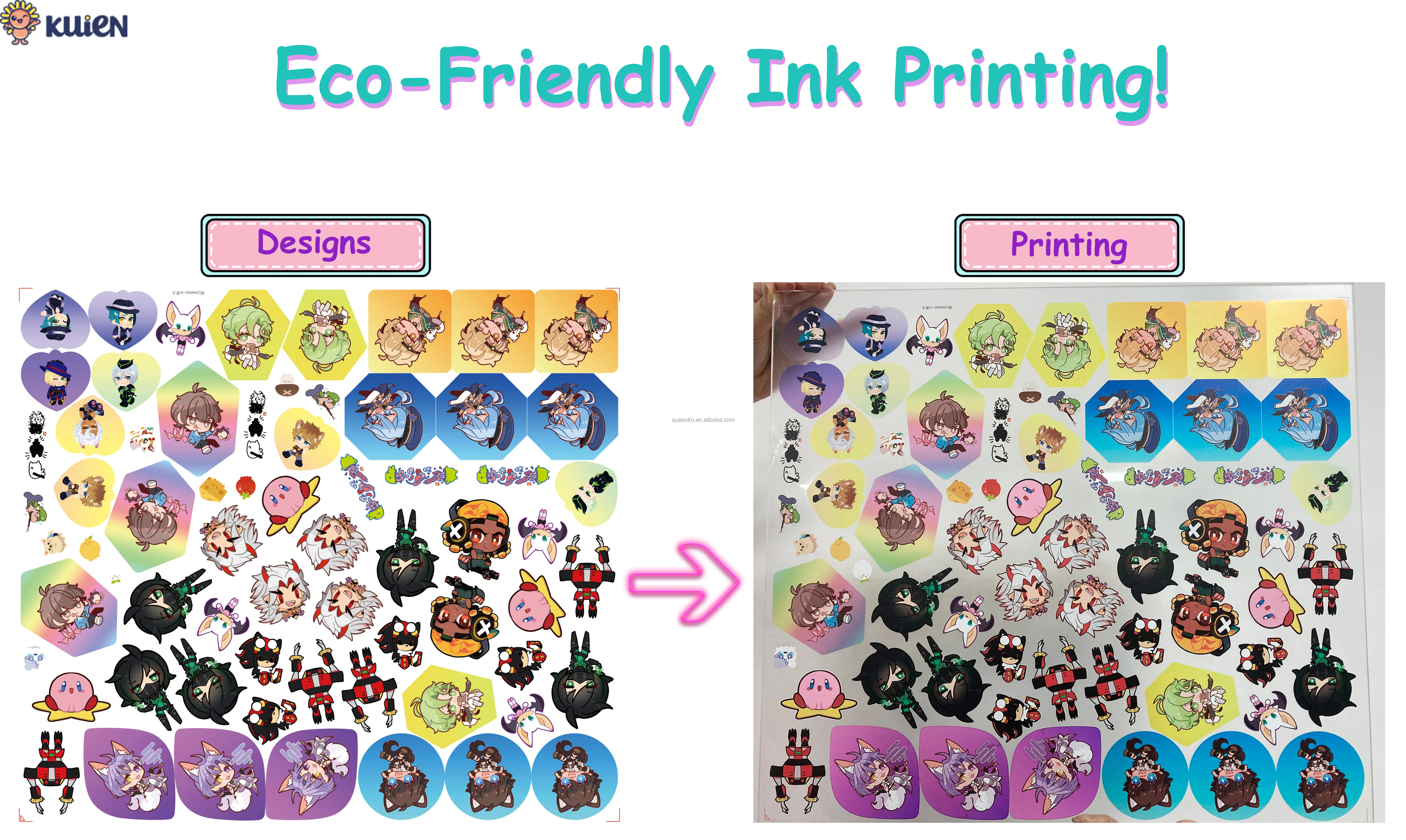 Custom 3D foreground new design acrylic standee with anime figure character