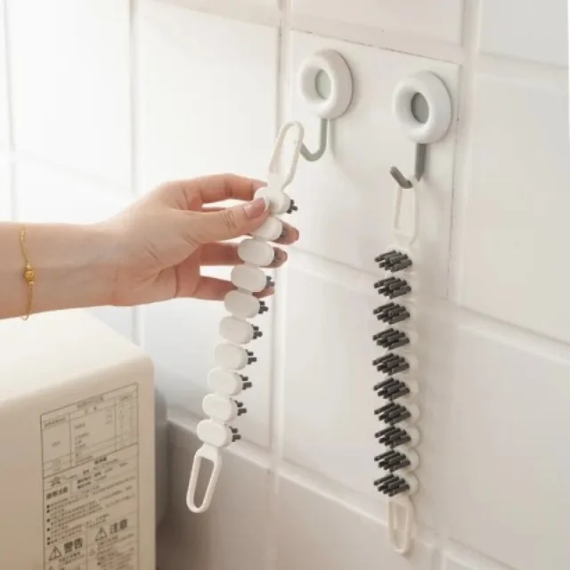 Faucet Cleaning Brush Kitchen Degreasing Brush Bendable Gap Cleaning Tool Kitchen Bathroom Bathtub Pipe Sink Cleaning Brush