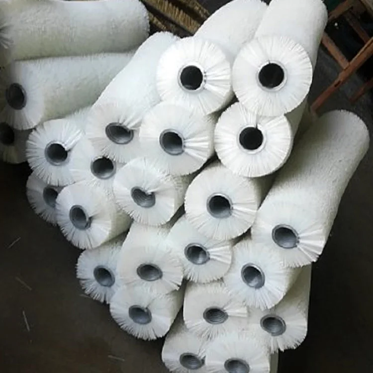 Nylon Material Industrial Strip Circular Spiral Roller Brushes China
