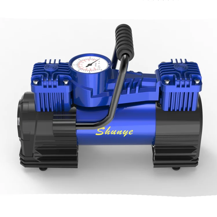 Custom 12v Tyre Pumps Portable Auto Electric Car Tire Inflator Pump Air Compressor