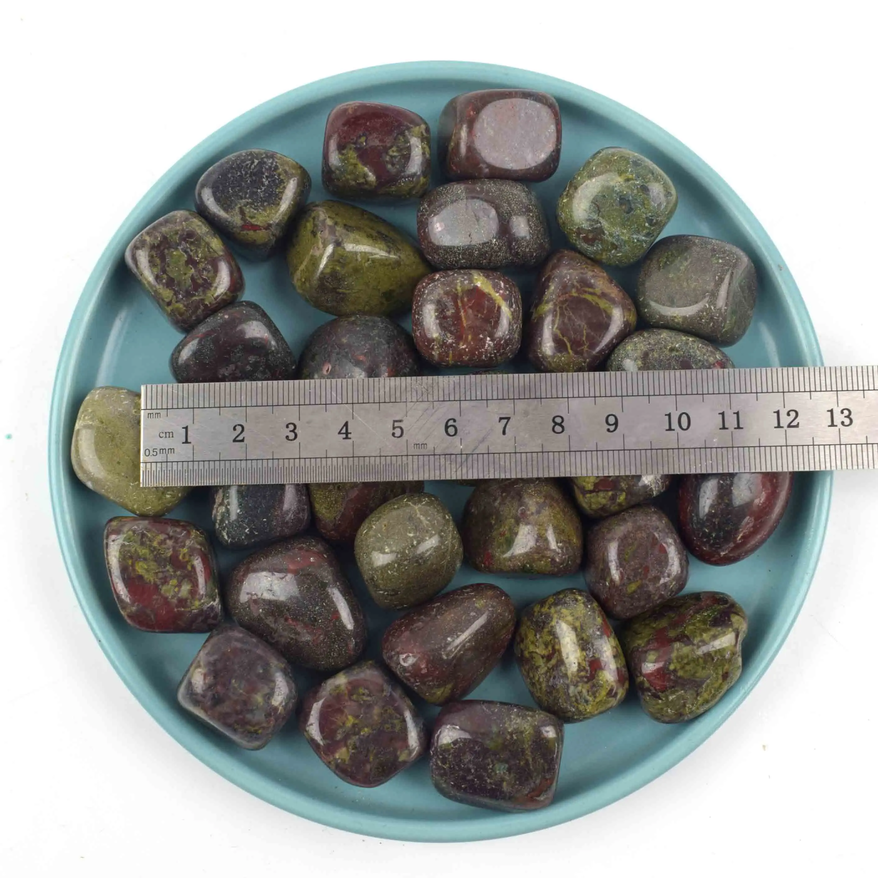 Wholesale Nature Crystals Polished Stones Dragon Blood stone Tumbled Stone For Sale