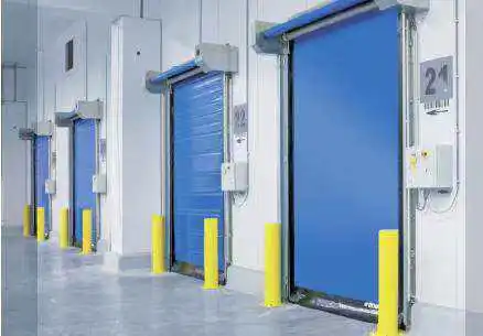 
Cold Storage Rolling Folding Roller Shutter Fast PVC Fabric Door 