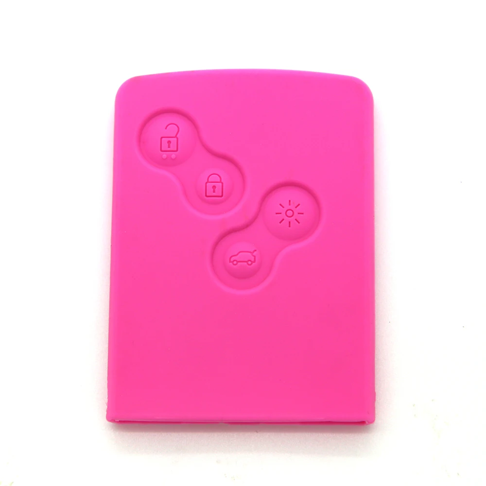 Custom High Quality Scratch-Resistant Soft Touch Smart 4 Buttons Car Key Cover