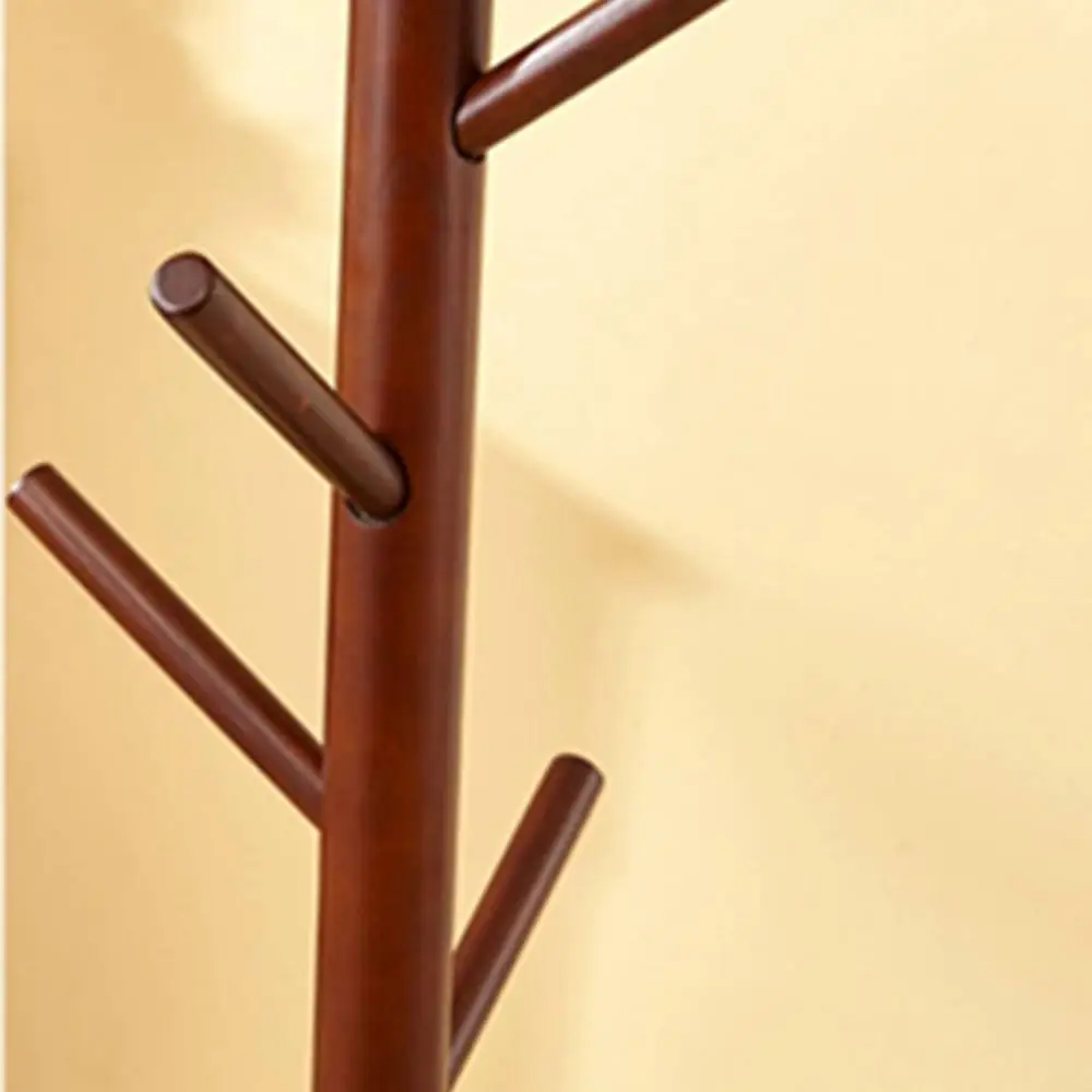 Full Solid Wood Vertical Floor Single Pole Coat Rack, Size -41x41x171CM new trend 2020 Manufacture