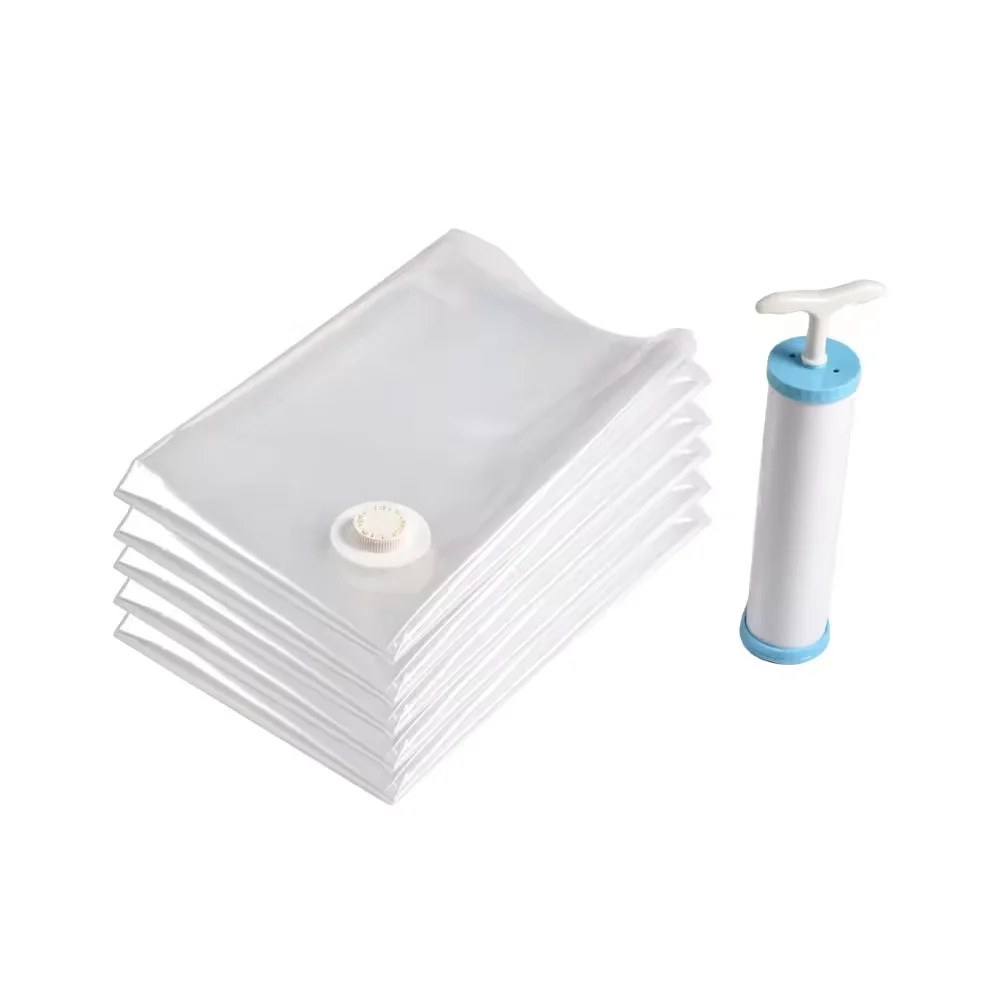 Plastic Reusable Vacuum storage Bags Compressed Space Saver Vacuum Storage Bags For Clothes