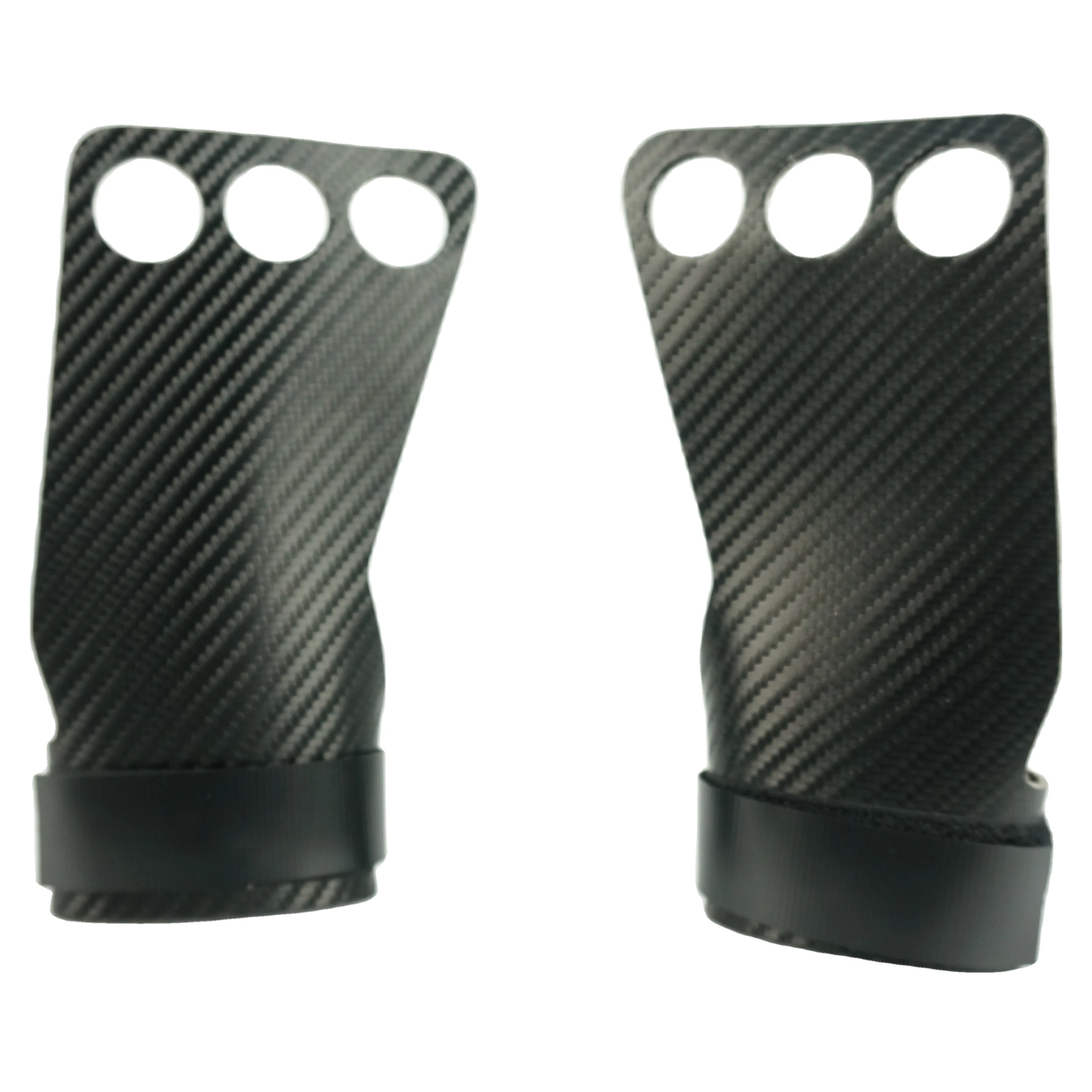 3 finger Carbon fiber Leather Gym Grips/Fitness Gloves for Cross Training,Pull Ups,Lifting,Kettlebell,Palm Protection