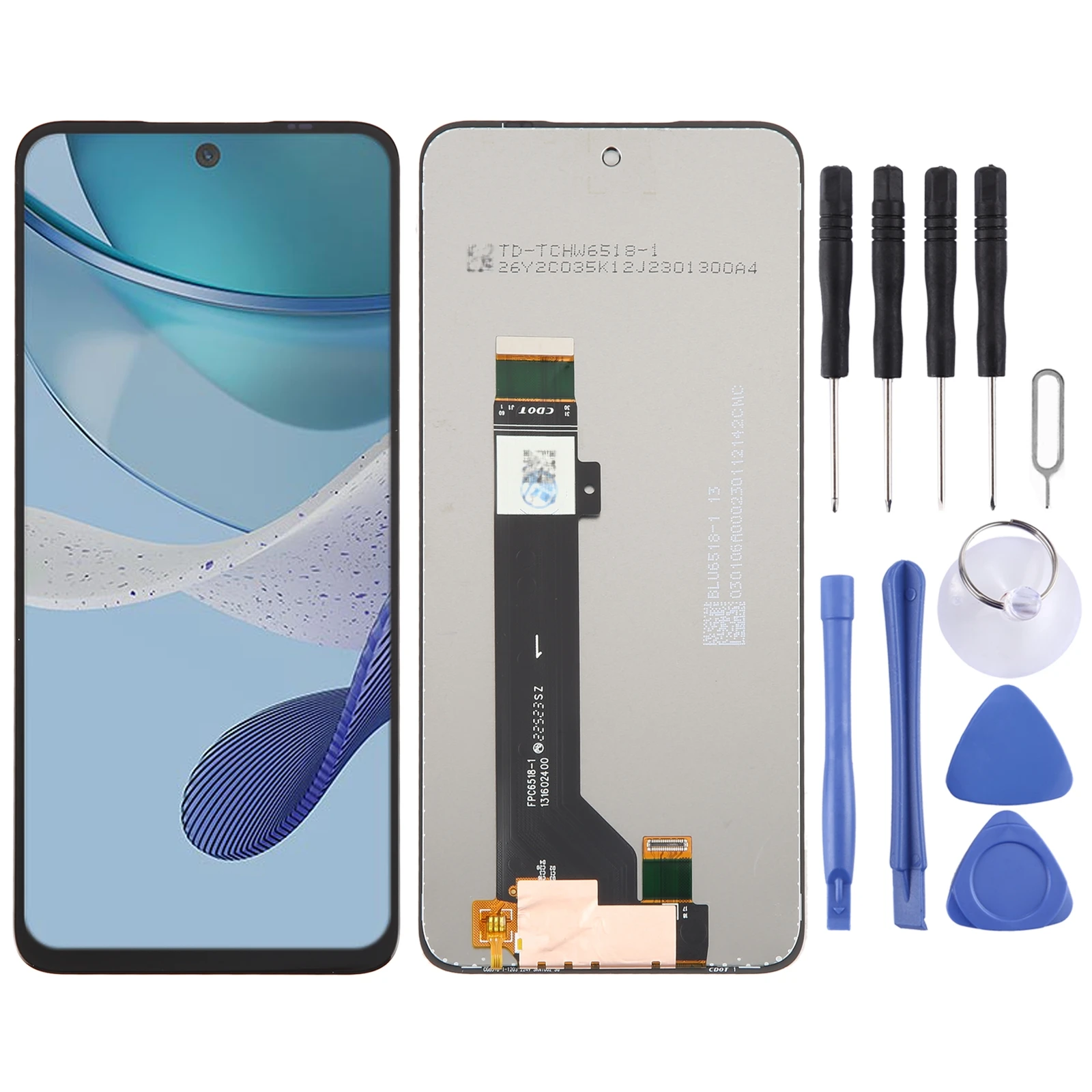 Высокое качество оригинальный ЖК-экран для Motorola Moto G53 с дигитайзером полная сборка