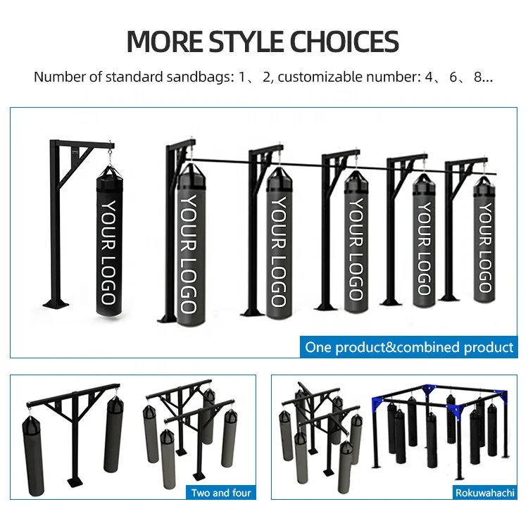 Hot Sale Punching Bag Rack double end Boxing Fit Bag Frame Heavy Bag Wall Mount