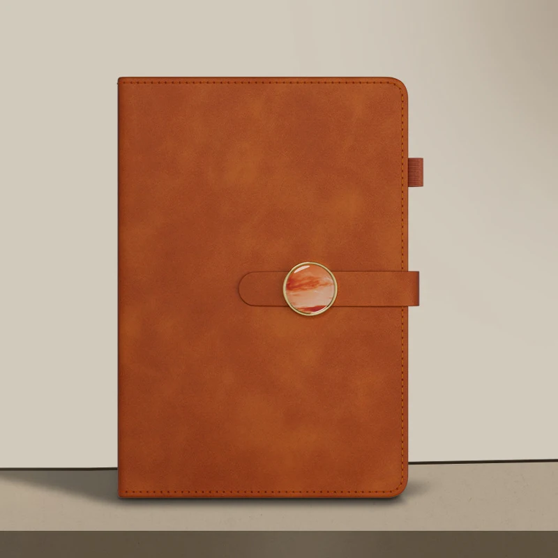 Customized A5 Leather Notebook Set Signature Pen U Disk High Appearance Level Corporate Advertising Festival Gift Box LOGO