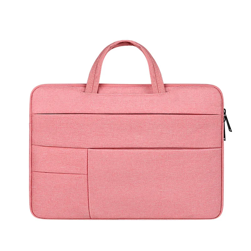 Soft Laptop Sleeve Bag Cover Case Briefcase 11 13 14 15.6 Inch for Apple Mac Pro Macbook Black OEM Customized Logo Style