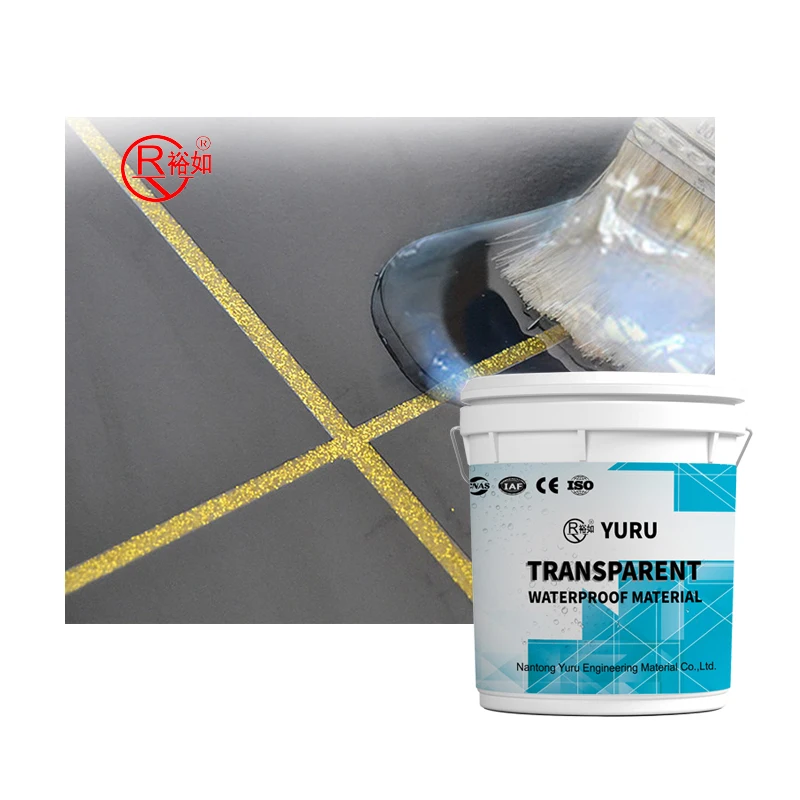 Yu Ru Roof Repairs Wall Paint Waterproofing Coating Transparent Waterproofing Glue