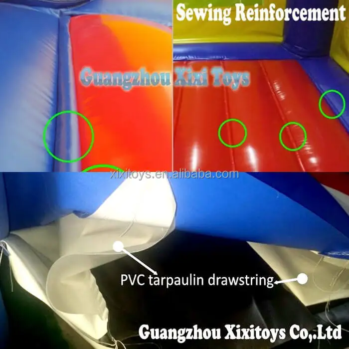 XIXI TOYS Inflatable Clown Bouncy Castle Combo With Slide for Children Event, Attractive Kids Jumper House for Sale