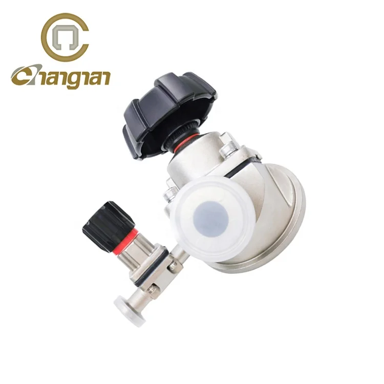Sanitary stainless steel 316L EPDM PTFE 3 way diaphragm valve