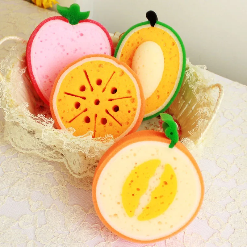 Wholesale Premium Kids & Baby Bath Sponge Fun Fruit Sponge