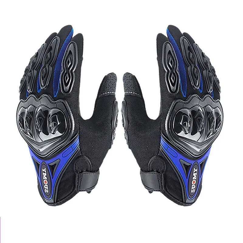 Custom Printed High Quality Motorbike Racing Gloves Safety Full Finger Motorcycle Gloves