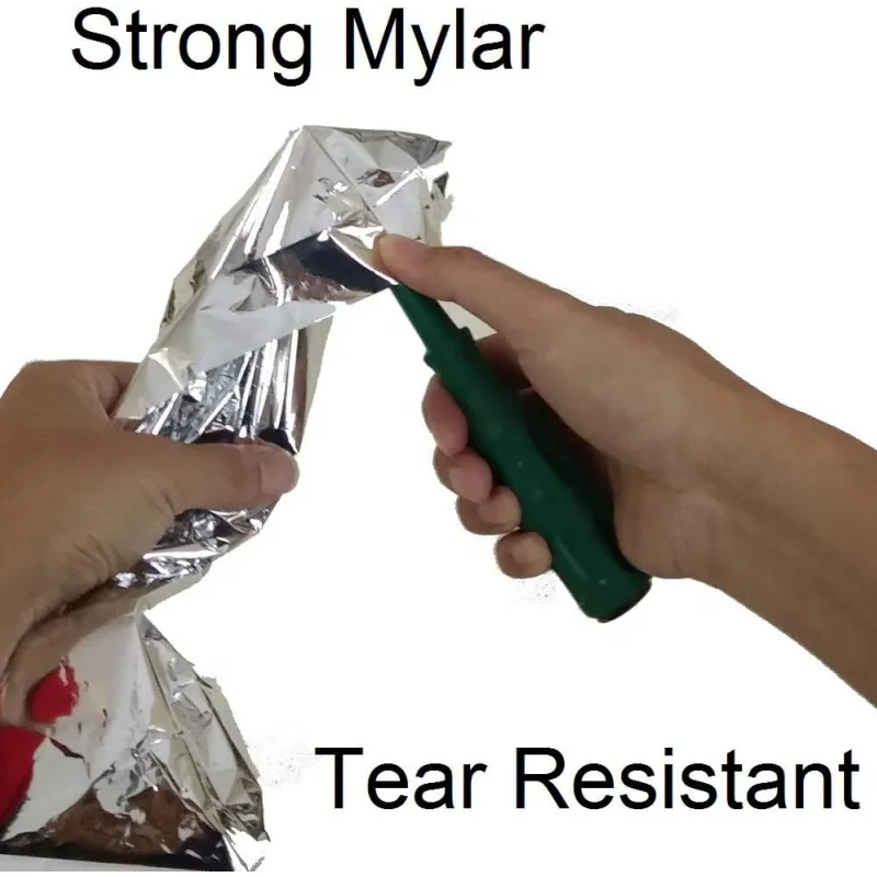 Polar Everest NEW windproof Waterproof Emergency Survival portable camping accessories Mylar sleeping bag for climbing hiking