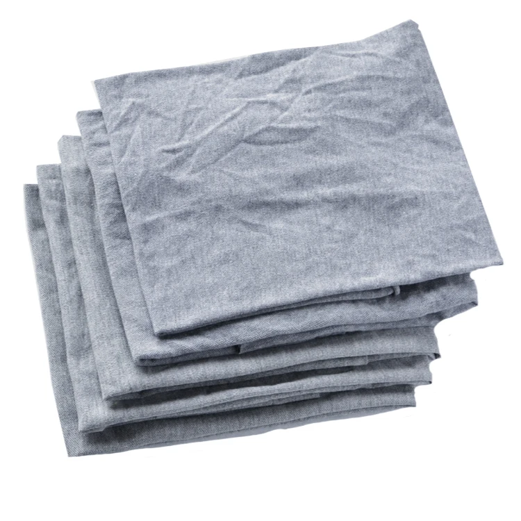 Промышленная серая впитывающая масляная тряпка хлопковая чистящая