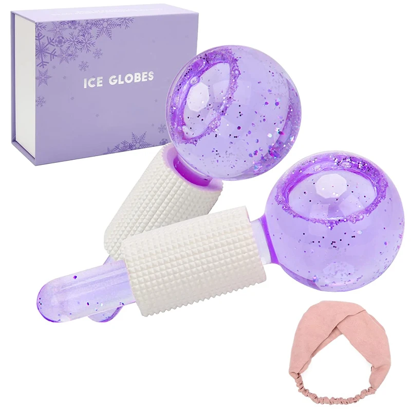 Best Selling Product Cold Massage Ball Ice Globe Facial Massager Cooling Facial Ice Globes For Beauty And Personal Skin Care
