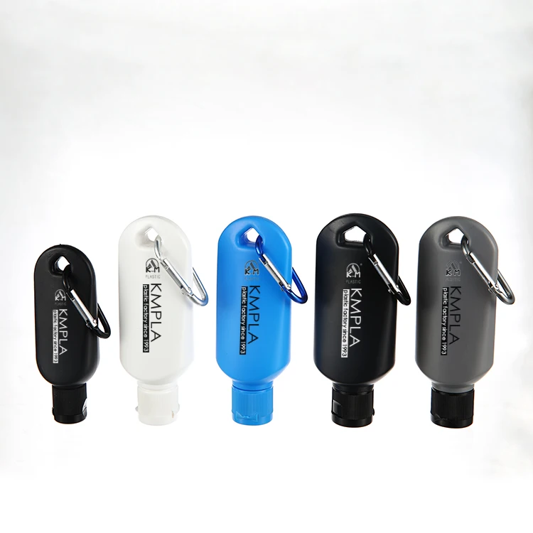 30ml 50ml 60ml 75ml 1oz keychain bottle  spray with keychain aluminum direct from plastic factory SINCE 1993
