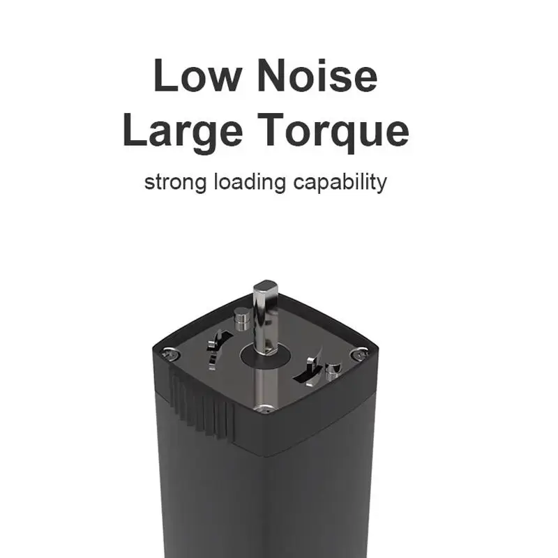 Factory outlet high-quality Black smart electric curtain motor WIFI Tuya Electric Curtain Smart Motorized Curtain Track