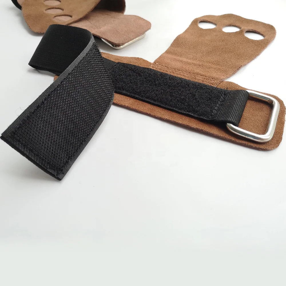 Кожаные гимнастические ручки с 3 отверстиями