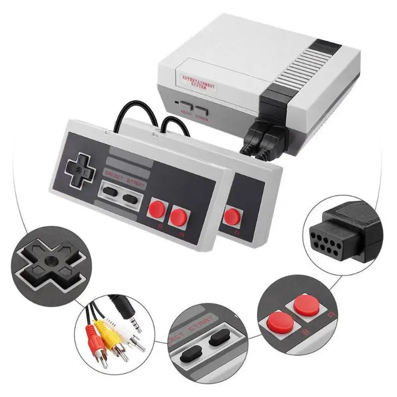 Handheld Retro Video Game Console Mini Built-in Classic 620 NES games for 4K TV HDMI-Compatible/AV Game Player