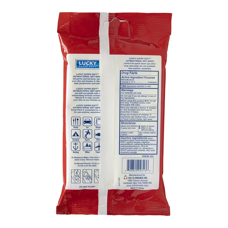 China Factory Wholesale Manufacturer Baby Wipes Hand And Face  Hygiene wet wipes   Bacteriostatic rate 99.9% 50pcs/customized