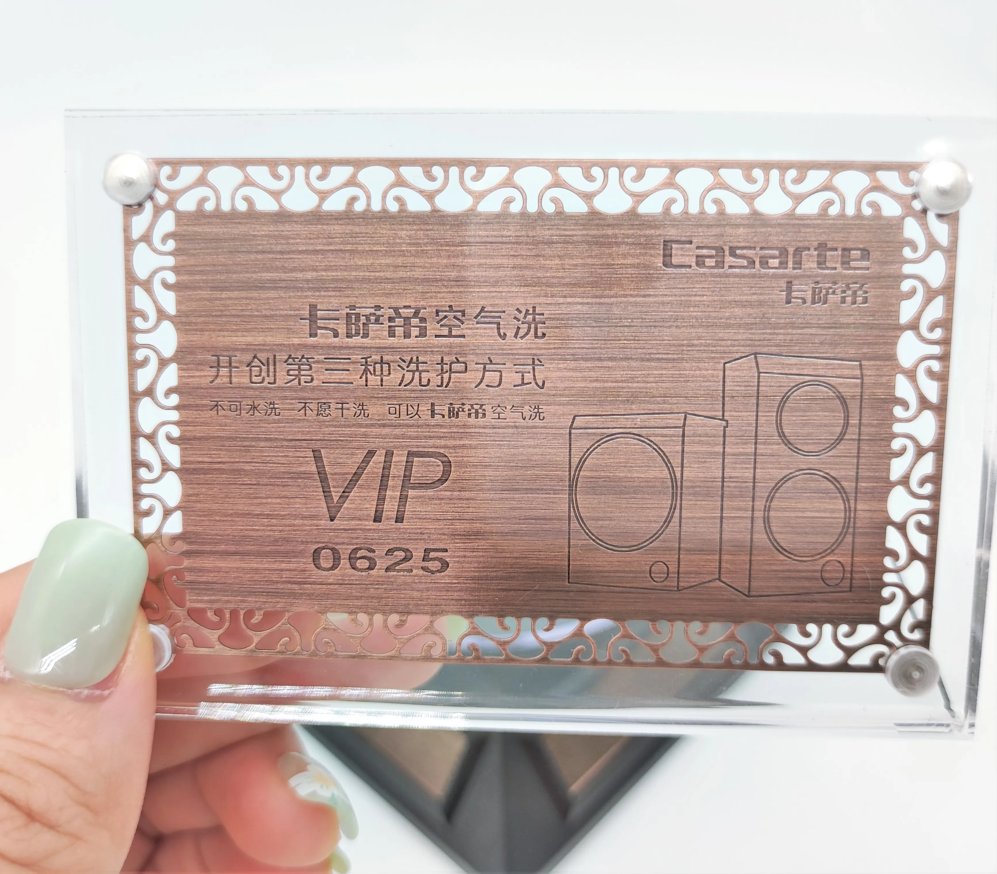 New Arrival Matte Green Eco Friendly Blank Engrave Logo Metal Hidden Rfid Nfc Smart Digital Business Name Vip Loyalty Card