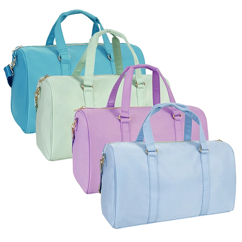 STONEY CLOVER Waterproof Folding Nylon Lightweight Travel Storage Bags Outdoor Duffle Luggage Bag for Women