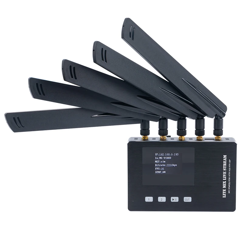 Haiwei F2S5 5G WIFI потоковый коммутатор 1080P HDMI с петлевым выходом кодировщик микшер поддержка SRT RTMPS RTSP RTMP HTTP HLS UDP