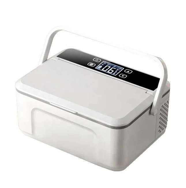 Smart Portable Cold Storage Drug Medic Refrigerator Insulin Vaccine Refrigerator Injection Cooler Box 10200MAH Battery